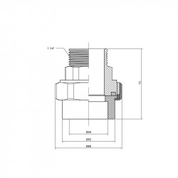 Згін "Американка" PPR Thermo Alliance 40х1" 1\4 ЗР