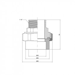 Згін "Американка" PPR Thermo Alliance 50х1" 1\2 ЗР