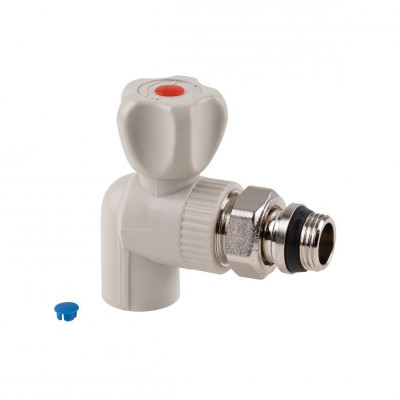Кран кульовий радіаторний PPR Thermo Alliance 20х1\2" кутовий
