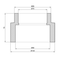 Муфта PPR Thermo Alliance 90х75