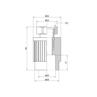 Муфта PPR Thermo Alliance з накидною гайкою 20х1\2"