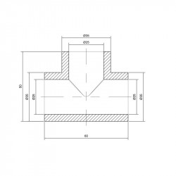 Трійник PPR Thermo Alliance 25