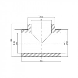 Трійник PPR Thermo Alliance 75