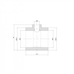 Трійник PPR Thermo Alliance 63х20х63