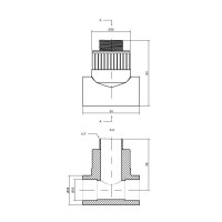 Трійник PPR Thermo Alliance 20х1\2"х20 ЗР