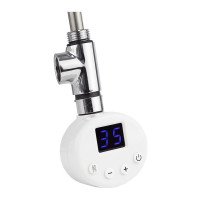 Тен для рушникосушки Onlyheat Pearl White 0,6 кВт 1/2" з трійником 53,5 см (1/24 шт)