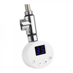 Тен для рушникосушки Onlyheat Pearl White 0,9 кВт 1/2" з трійником 76 см (1/24 шт)