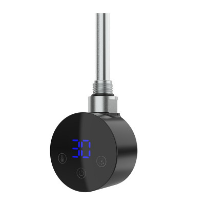Тен для рушникосушки Onlyheat Agate Black 0,6 кВт 1/2" з трійником 53,5 см (1/24 шт)