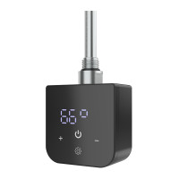 Тен до рушникосушки Onlyheat Onyx Black 0,6 кВт 1/2" з трійником 53,5 см (1/24 шт)