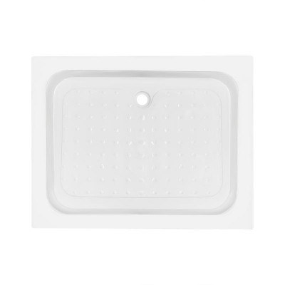 Душовий піддон KAPIELKA ST100x80х14 низький, прямокутний, діаметр зливу 52 мм Lidz