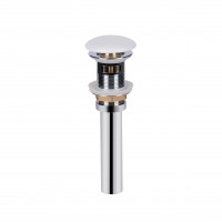 Донний клапан для раковини Qtap PU02O 70х70х227.5 White з переливом