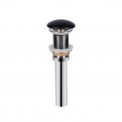 Донний клапан для раковини Qtap PU03 70х70х227.5 Matt black
