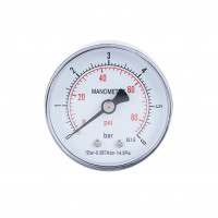 Манометр SD Plus 6 бар 1/4" , заднє підмикання SD1716B