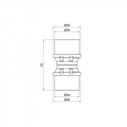 Муфта прес Icma 32 №400