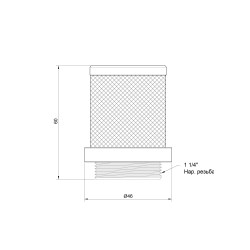 Сітка зворотного клапана SD Plus 1" 1/4 SD245W32