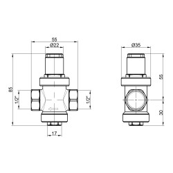 Редуктор Icma 1/2" №248