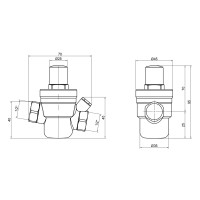 Редуктор SD Plus під манометр 1/2" ВР SD194