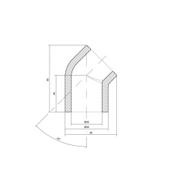 Кутик PPR Thermo Alliance 25, 45°