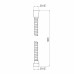 Шланг для ручного душу Qtap Hadice 1200 мм QT00520 Chrome