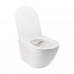 Унітаз підвісний Qtap Jay безобідковий з сідінням Soft-close QT07335176W