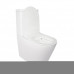 Унітаз-компакт Qtap Stork безобідковий з сідінням Soft-close QT15222178W
