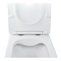 Унітаз підвісний Qtap Swan безобідковий з сідінням Soft-close QT16335178W