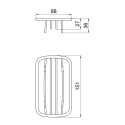 Мильниця Qtap Liberty QTLIBBLM1156-1 Black