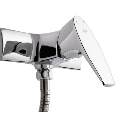 Змішувач для душу Qtap Optima (з душовим гарнітуром) QTOPTCRM010 Chrome