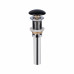 Донний клапан для раковини Qtap PU03 70х70х227.5 Matt black