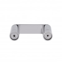 Склянка з тримачем Qtap Scorpio настінна QTSTK6102103C Chrome (Sklenka)