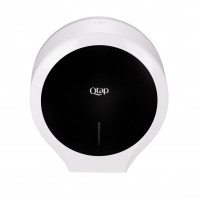 Тримач для туалетного паперу Qtap Pohodli 270 мм QTDP100BP White/Black (Drzak)