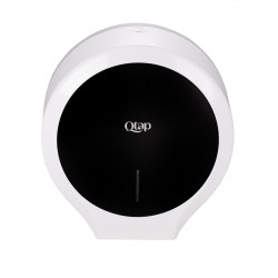 Тримач для туалетного паперу Qtap Pohodli 270 мм QTDP100BP White/Black (Drzak)