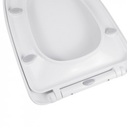 Сидіння для унітаза Qtap Gemini з мікроліфтом Slim QT25992614EW