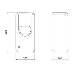 Дезінфектор Qtap Pohodli 6V безконтактний QT170WH42921 White (Zdravi)