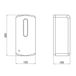 Дезінфектор Qtap Pohodli 6V безконтактний QT170WH42923 White (Zdravi)