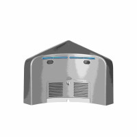 Сушарка для рук Qtap Dart настінна QT171GR42920 Grey