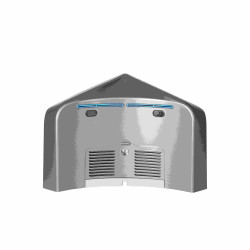 Сушарка для рук Qtap Dart настінна QT171GR42920 Grey