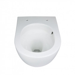 Унітаз підвісний Qtap Robin Mew безобідковий з сидінням Soft-close QT1333046EUQW