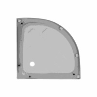 Душовий піддон Lidz KAPIELKA ST80x80x26 з панеллю