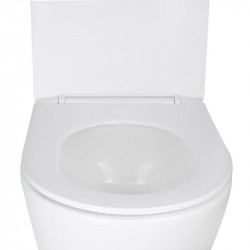 Унітаз підвісний Qtap Swan безободковий Ultra Quiet з сидінням Soft-close QT16335179W