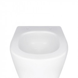 Унітаз підвісний Qtap Swan безободковий Ultra Quiet з сидінням Soft-close QT16335179W