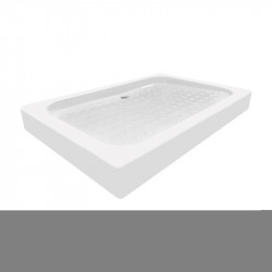 Душовий піддон KAPIELKA ST120x80х14 низький, прямокутний, діаметр зливу 52 мм Lidz