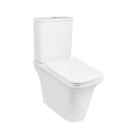 Унітаз-компакт Qtap Kalao безобідковий з сідінням Soft-close QT08221213AW