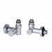 Комплект кранів SD Forte 1\2" НР для рушникосушарки кутовий SF395W15HE