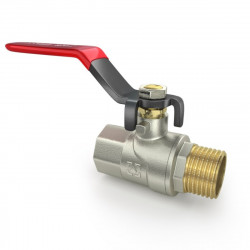 Кран кульовий 1 1/2" внутрішня * 1 1/2" зовнішня RAFTEC червона ручка