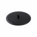 Лійка для верхнього душу Qtap Hlavova 400 мм округла QTHLAS400O1ZBB Black Matt
