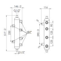 Гідрострілка SD Forte 1" 75 кВт SF29375