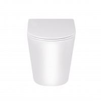 Унітаз підлоговий Qtap Swan безобідковий з сідінням Soft-close QT16223178W