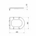 Сидіння для унітаза Qtap (Robin, Scorpio) з мікроліфтом Slim QT99HY2049MB