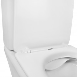 Унітаз-компакт Qtap Kalao безобідковий з сідінням Soft-close QT08221213AW